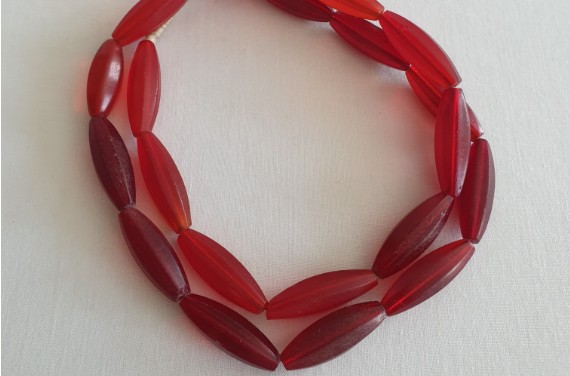 Belles perles rouge Bohémienne